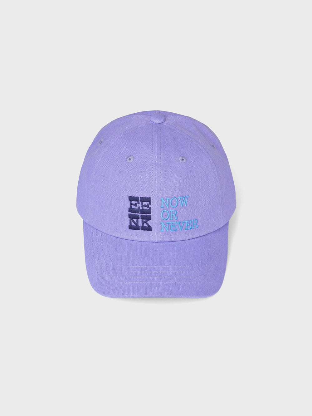EENK Logo Embroidered Point Cap - Purple