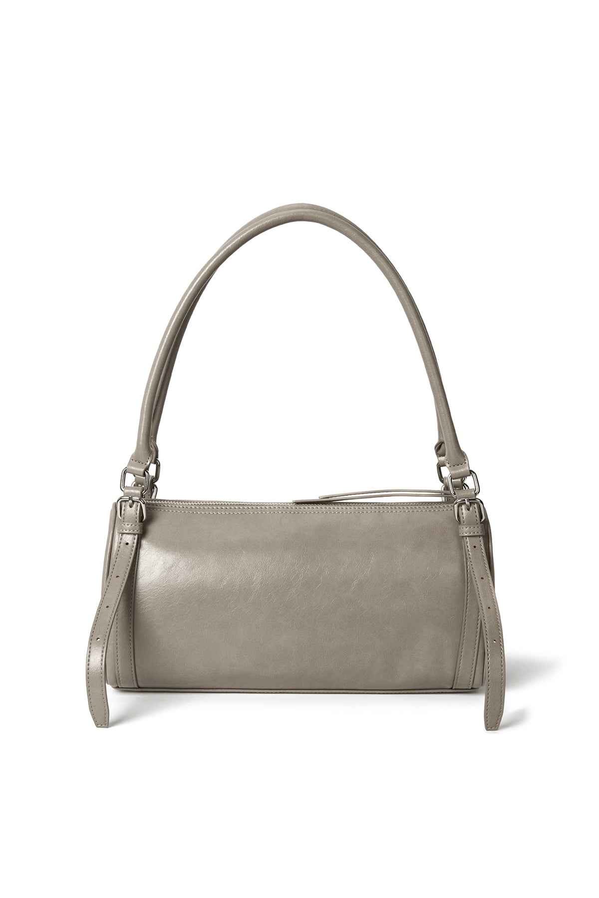 [matinkim] BUCKLE STRAP SHOULDER BAG IN BEIGE