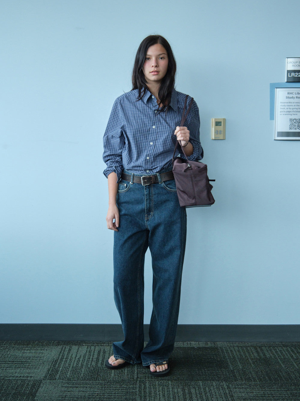Low Classic Regular-Fit Lc Checked Shirt Navy
