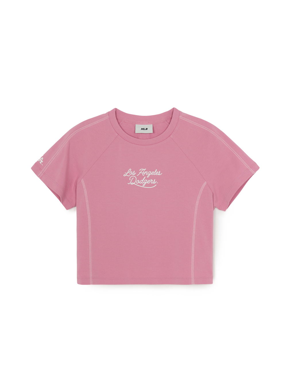 MLB Korea Women's Sportive Track Crop T-Shirts