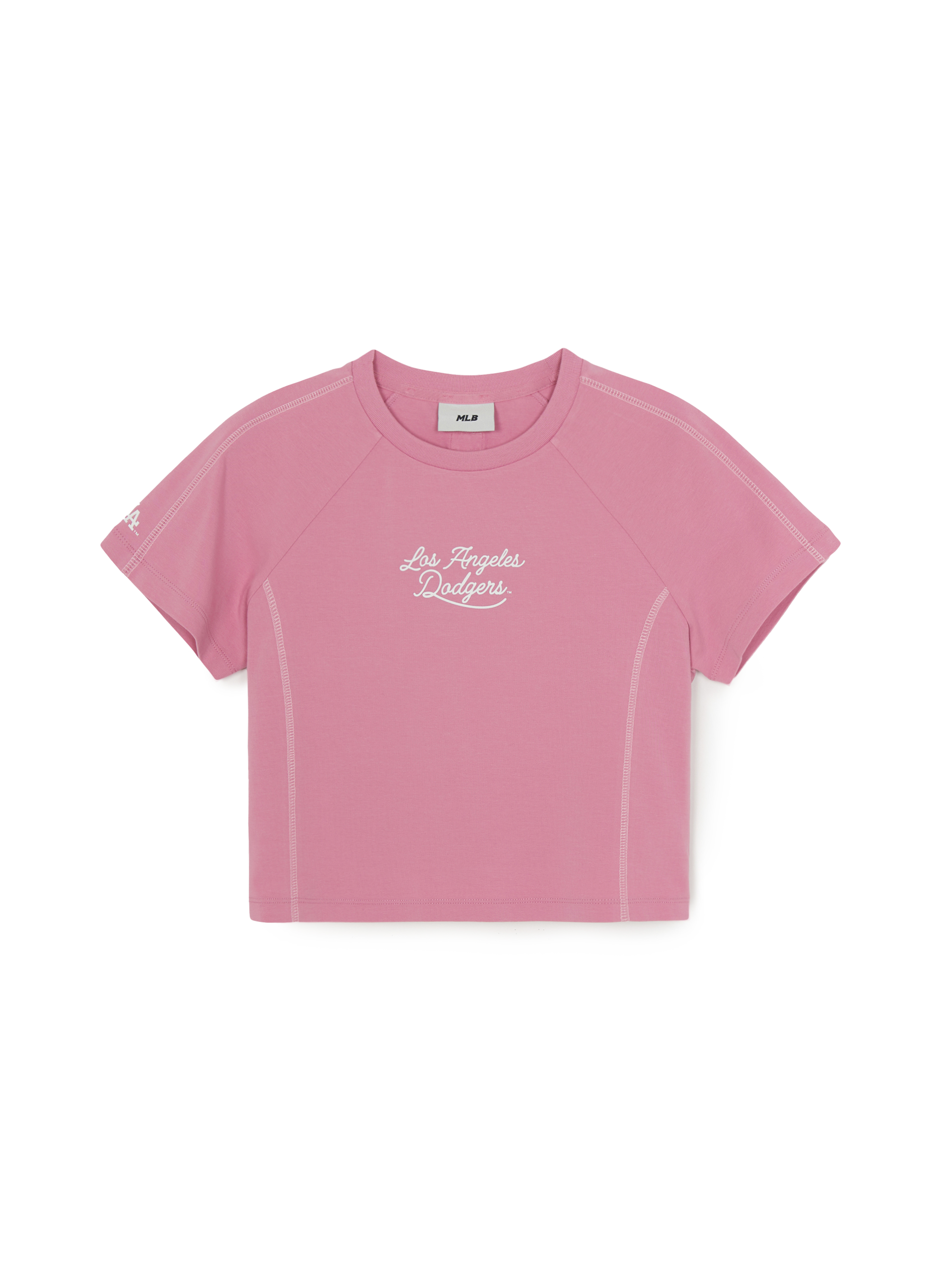 MLB Korea Women's Sportive Track Crop T-Shirts