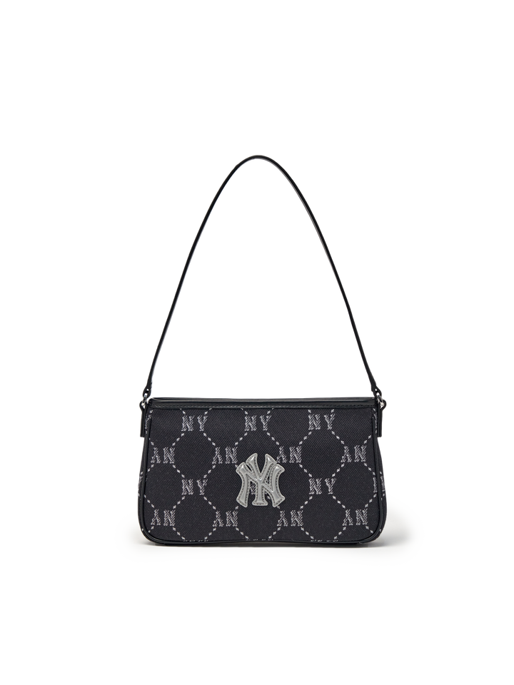 MLB Diamond Monogram Jqd Mini Hobo Bag