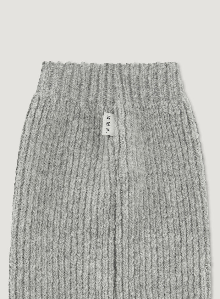 Mango Maniplease Wool Leg Warmer Grey