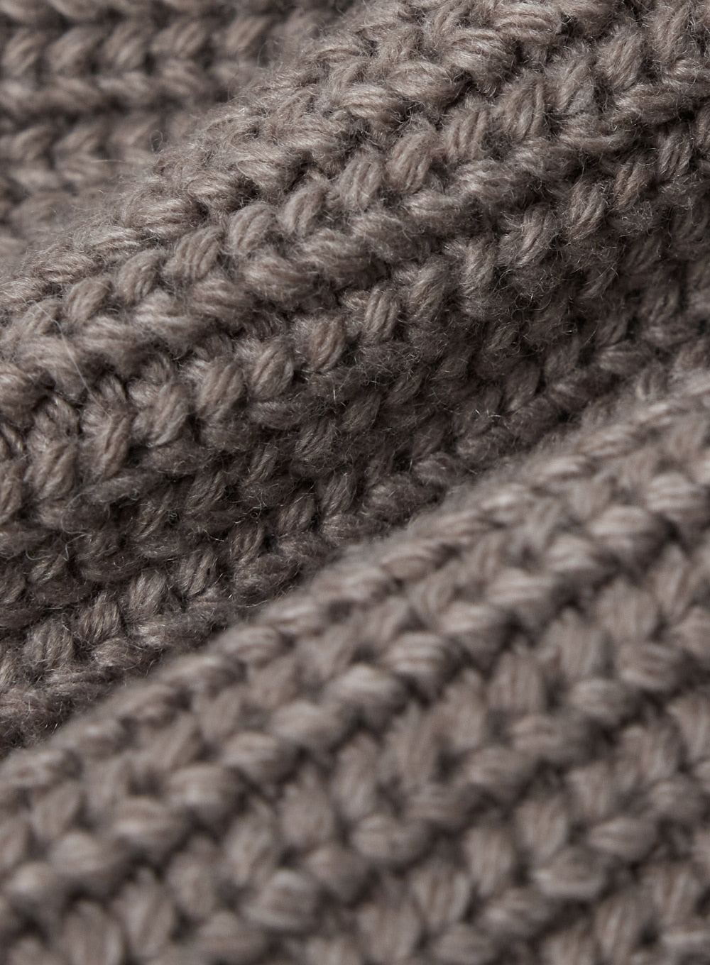 [satur] Earmuff Knit Beanie - Brown