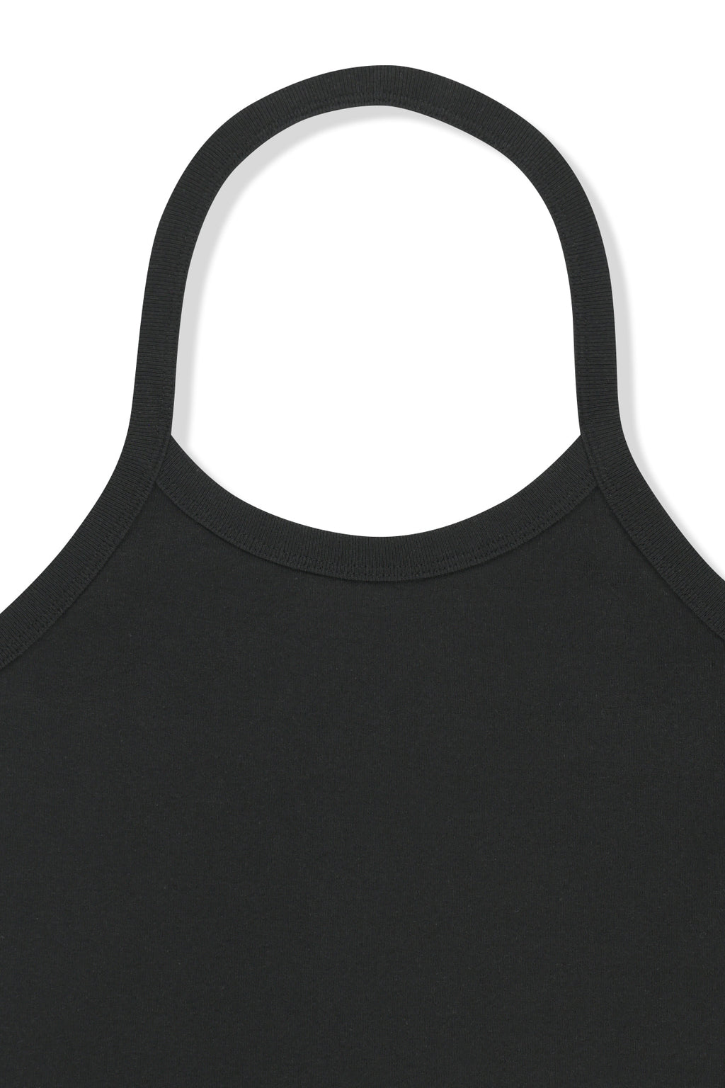 Matinkim Label Detail Halter Tank Top IN Black
