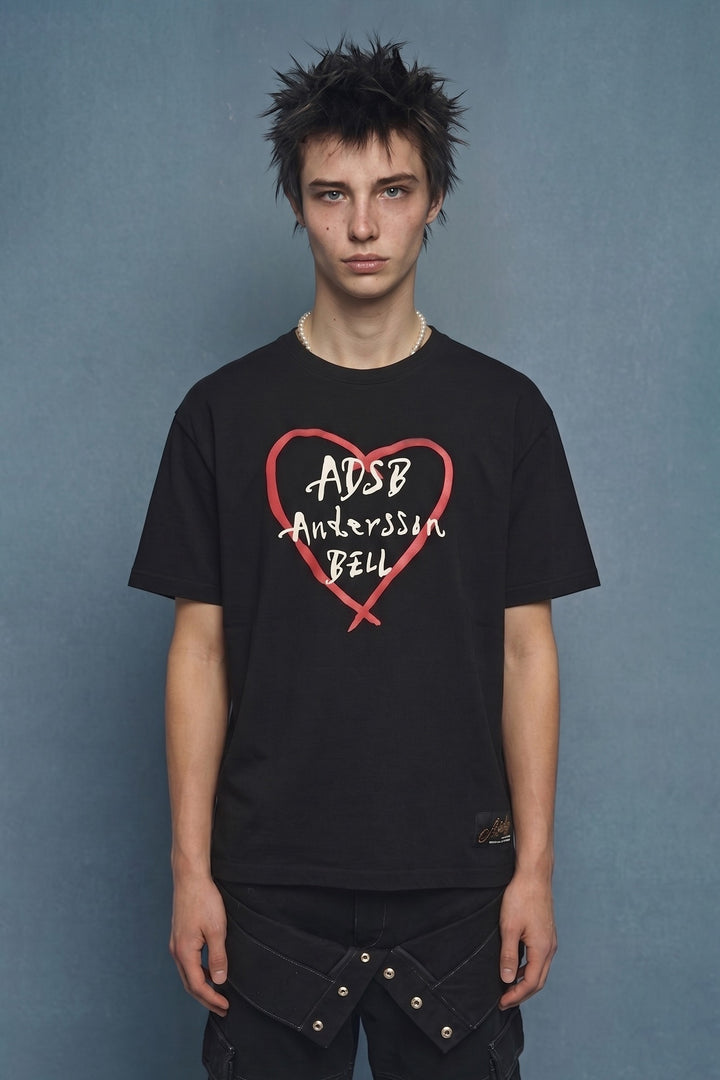 Andersson Bell Unisex Heart Kelly Logo T-Shirt