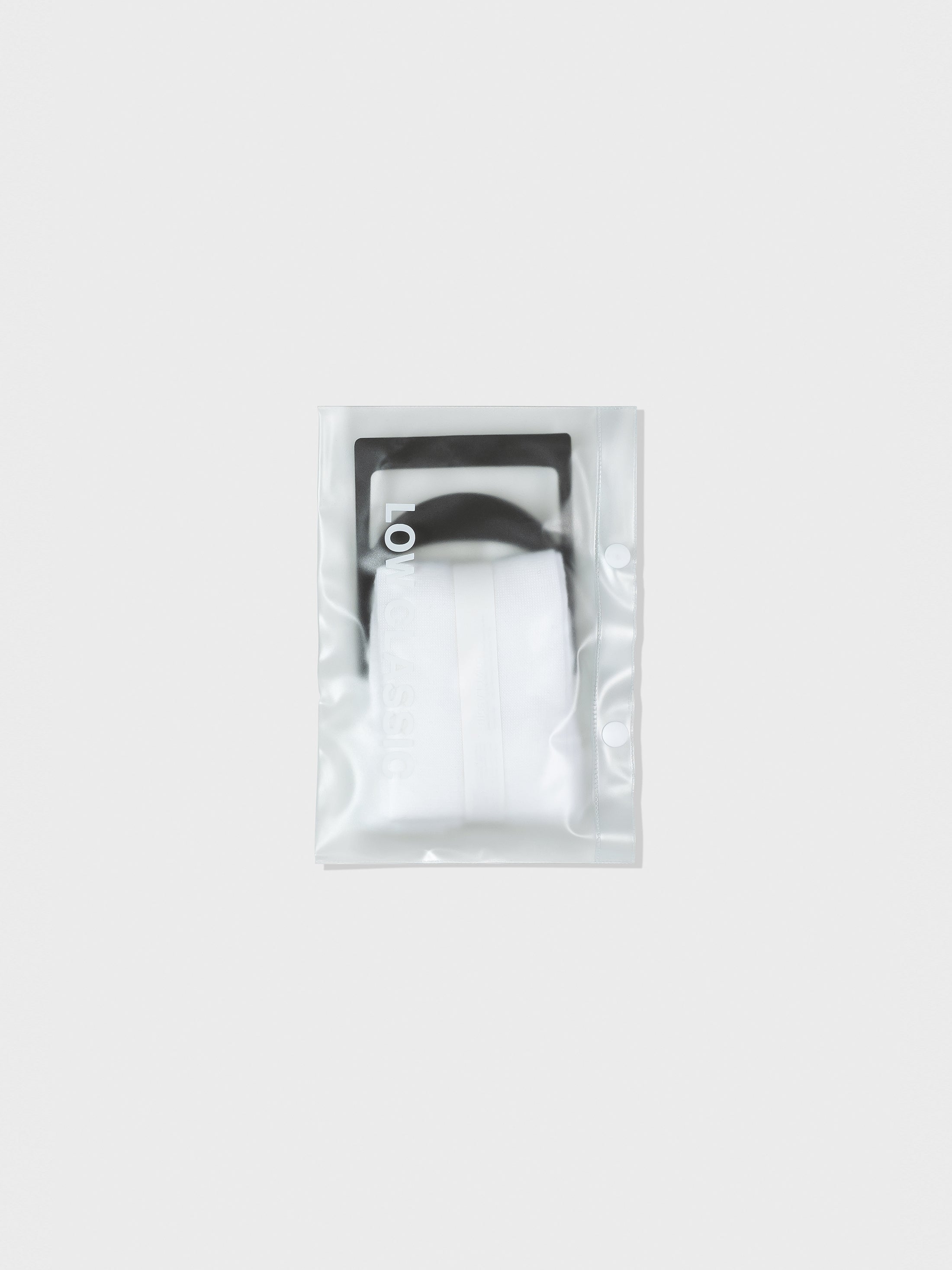 [Low Classic] Shirring Long Socks_White
