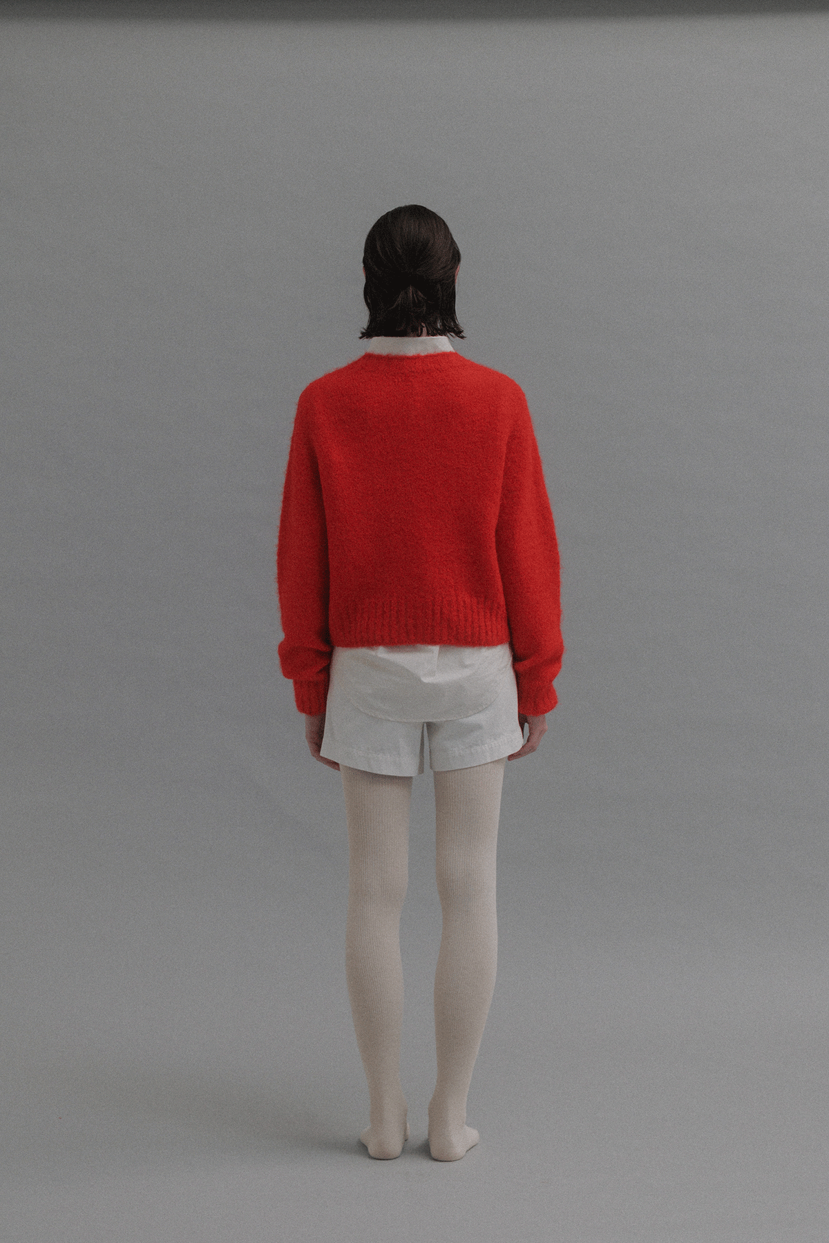 Nothing Written Alpaca knit cardigan (Red)