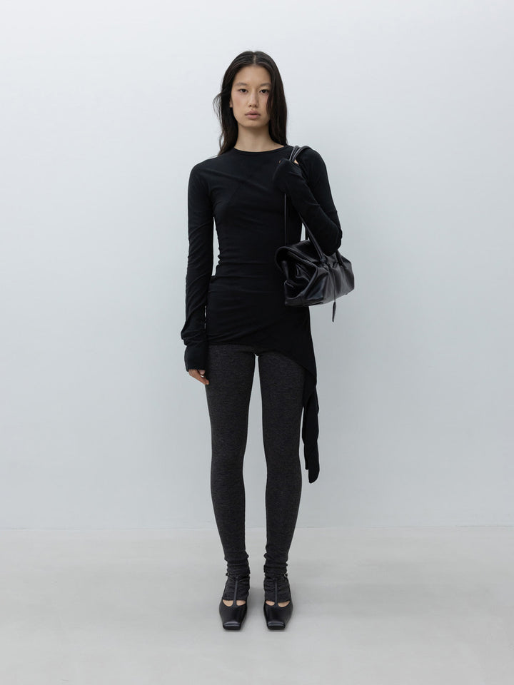 Low Classic Lc Wrap T-Shirt Black - Low Classic