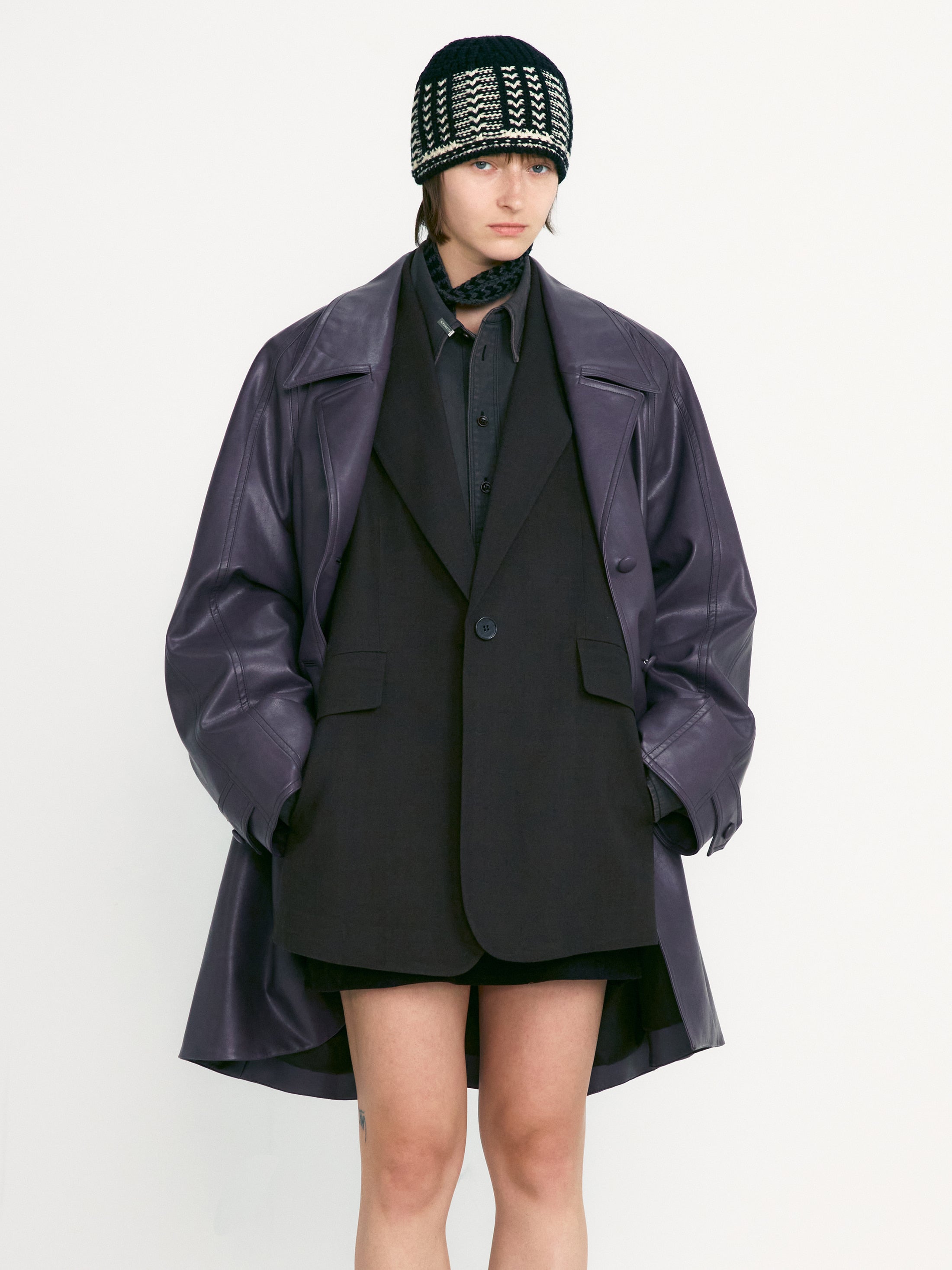 [low_classic] Jacquard Knit Beanie
Black