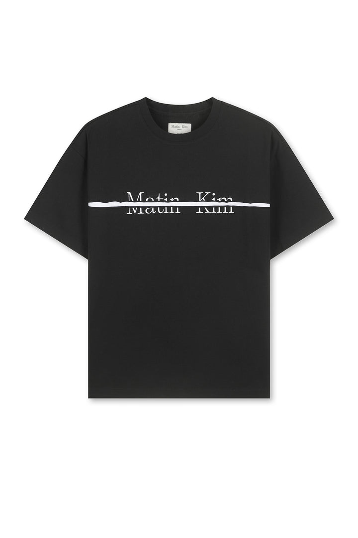 Matinkim Matin Kim Logo Cutted Layered Top IN Black