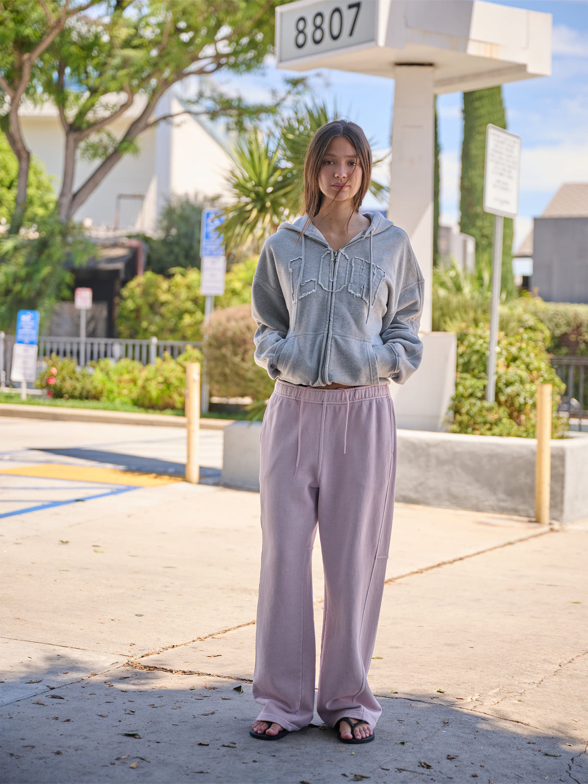 Low Classic Washed Loose Fit Sweatpants Soft Pink - Low Classic