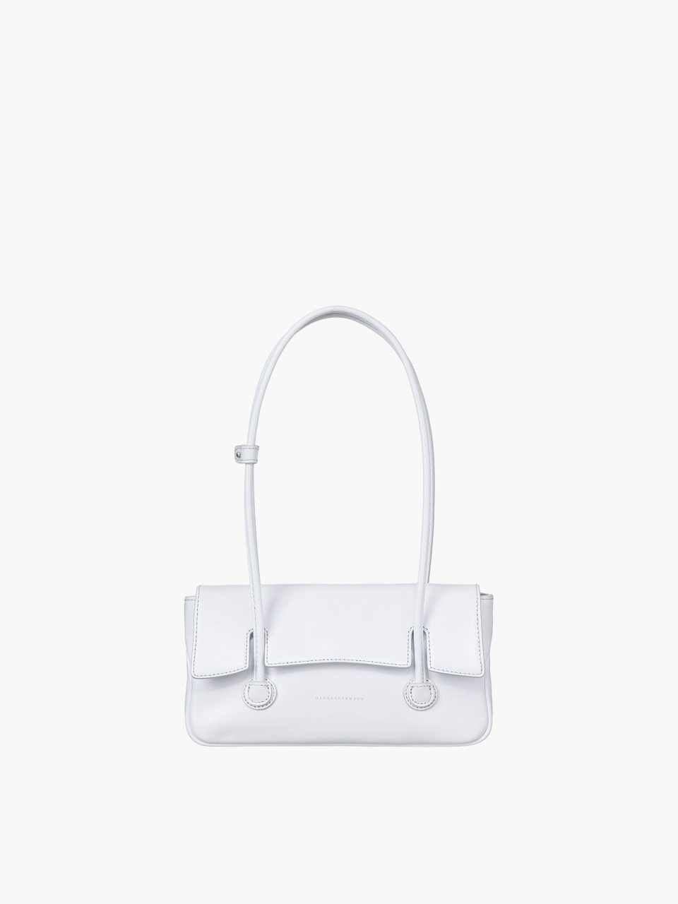Margesherwood Flap Small white glossy plain