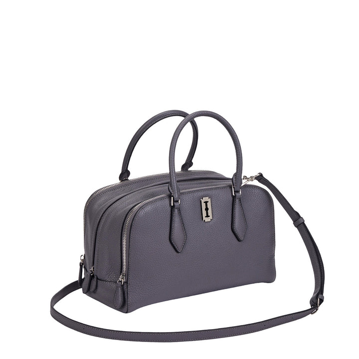 Vunque Halfmoon Two Block Tote S Stone Grey