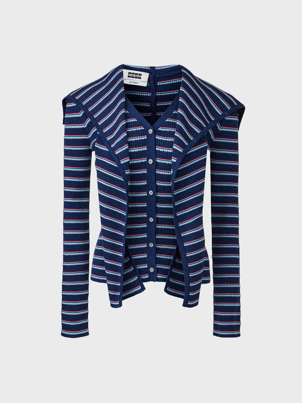 EENK Multi-Way Button Cardigan - Navy