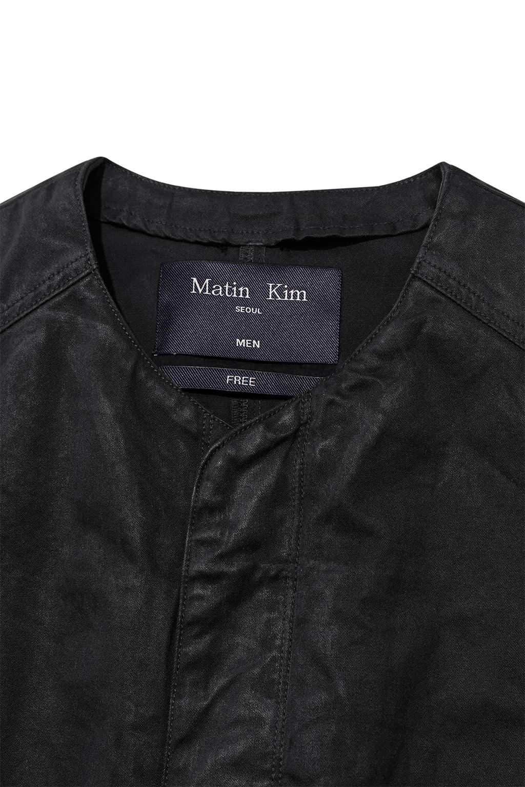 Matinkim Coated Cotton Vest For Men IN Charcoal