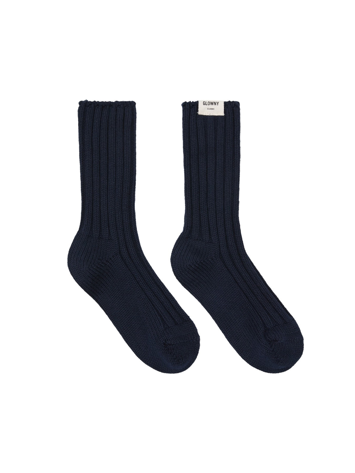 GLOWNY G Cozy Socks (Navy)