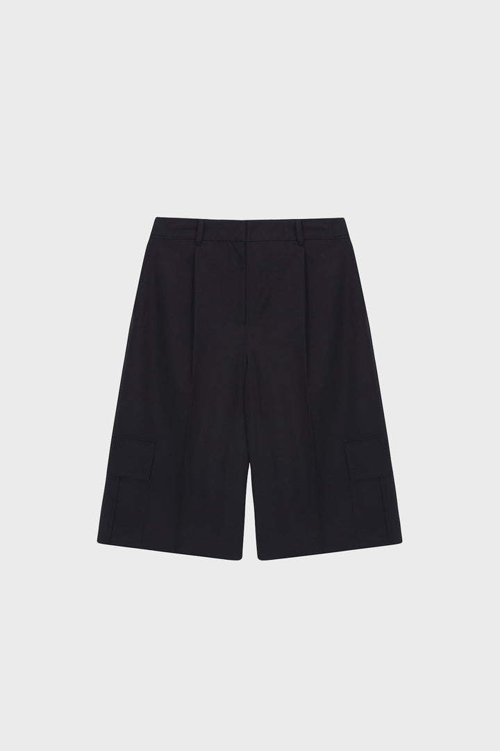 Matinkim Cargo Detail Bermuda Pants IN Black