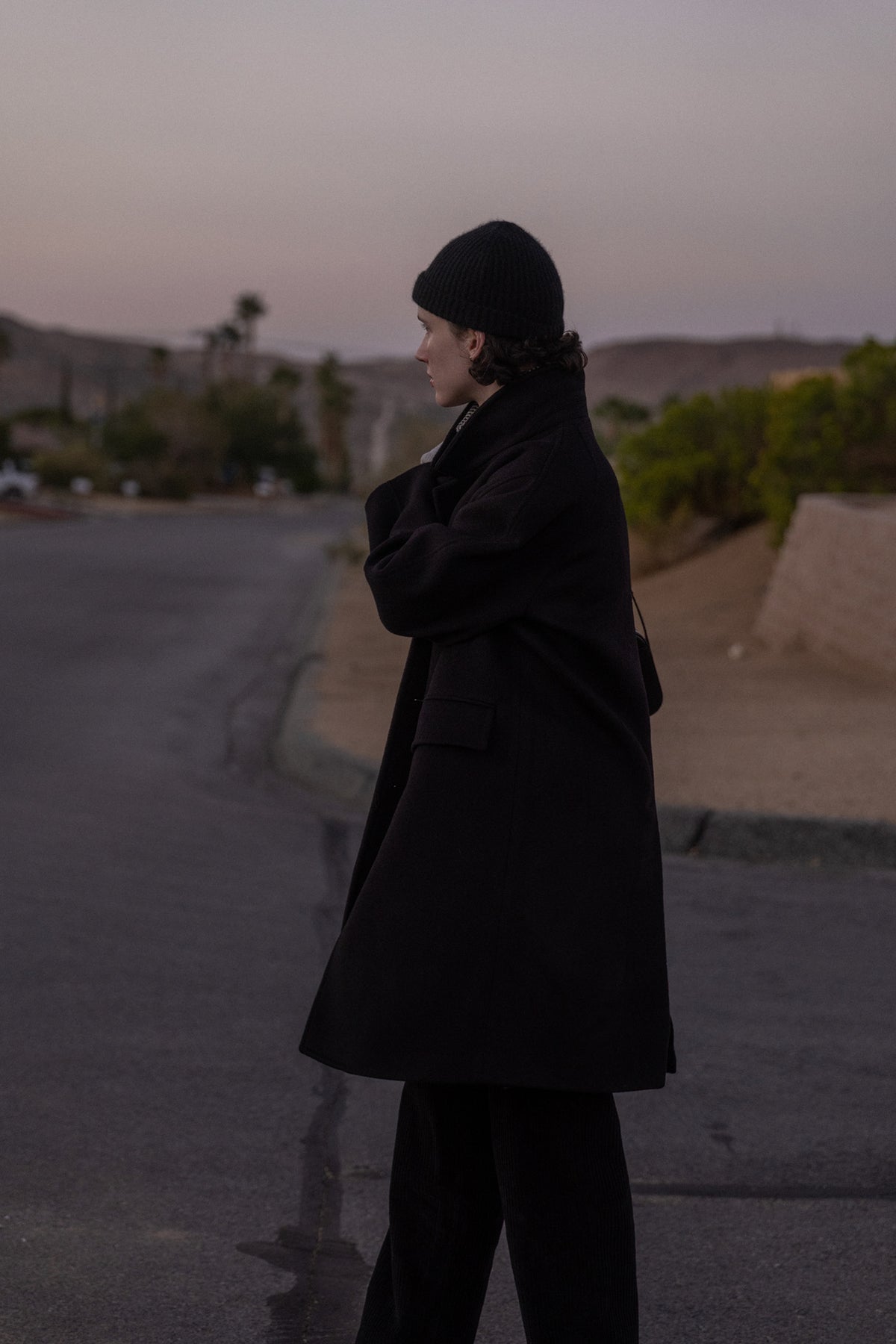 Nothing Written Mayor oversized coat (Black)