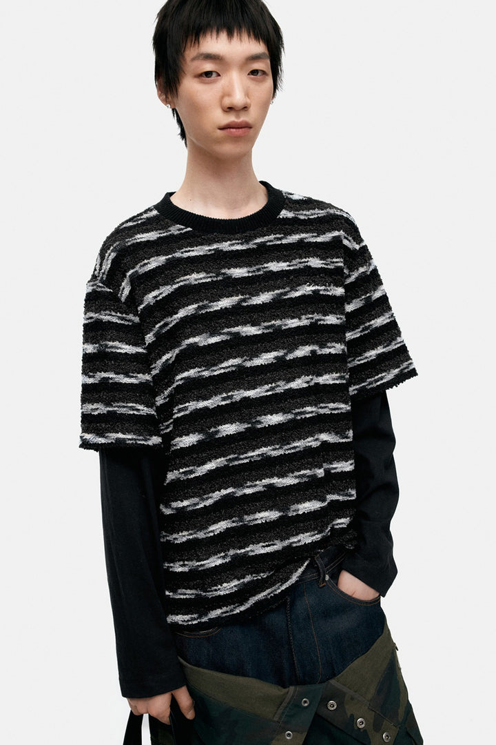 Andersson Bell Unisex Stripe Layered Sweater