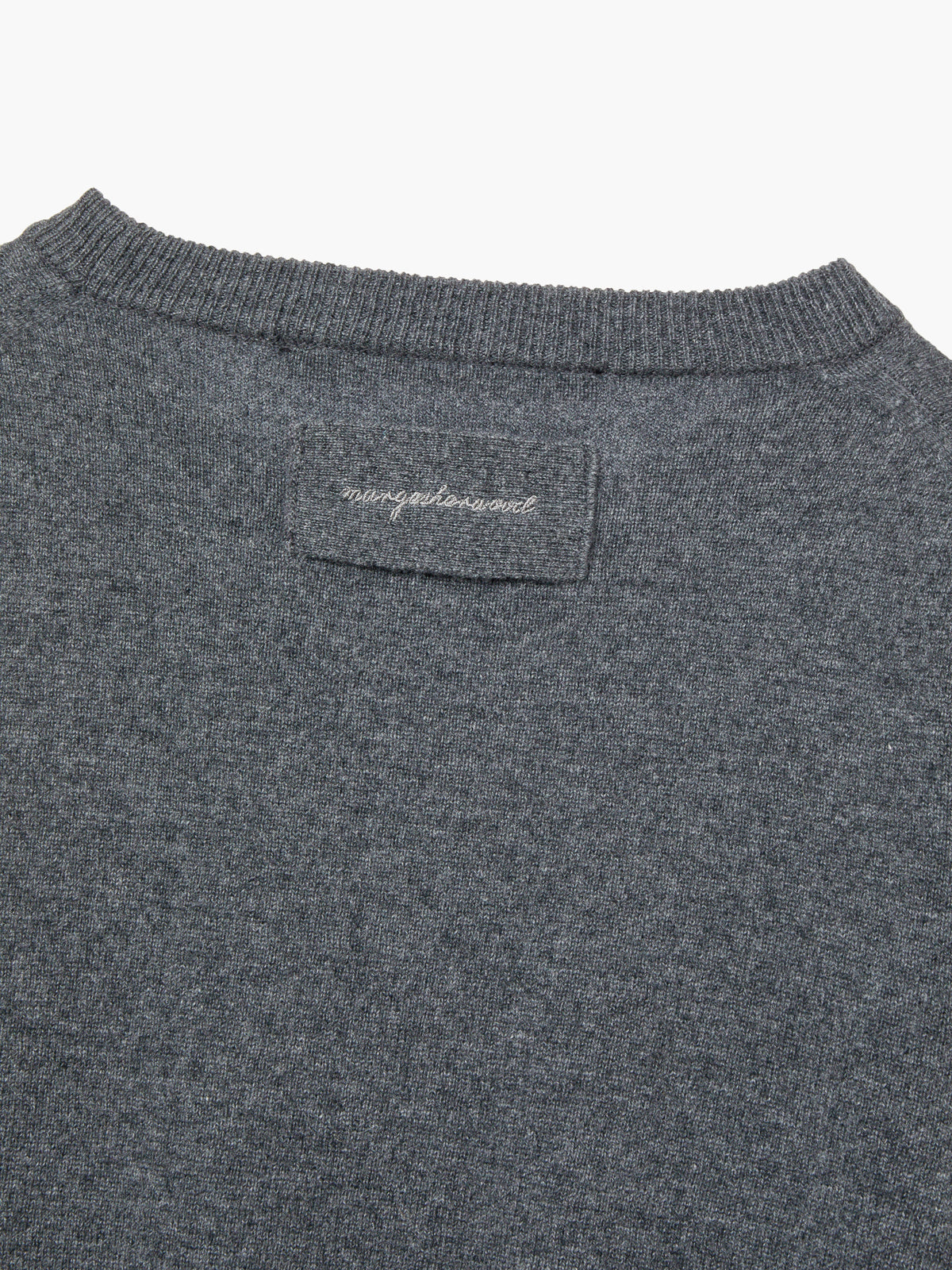 Margesherwood Cashmere Crew Neck Pullover grey