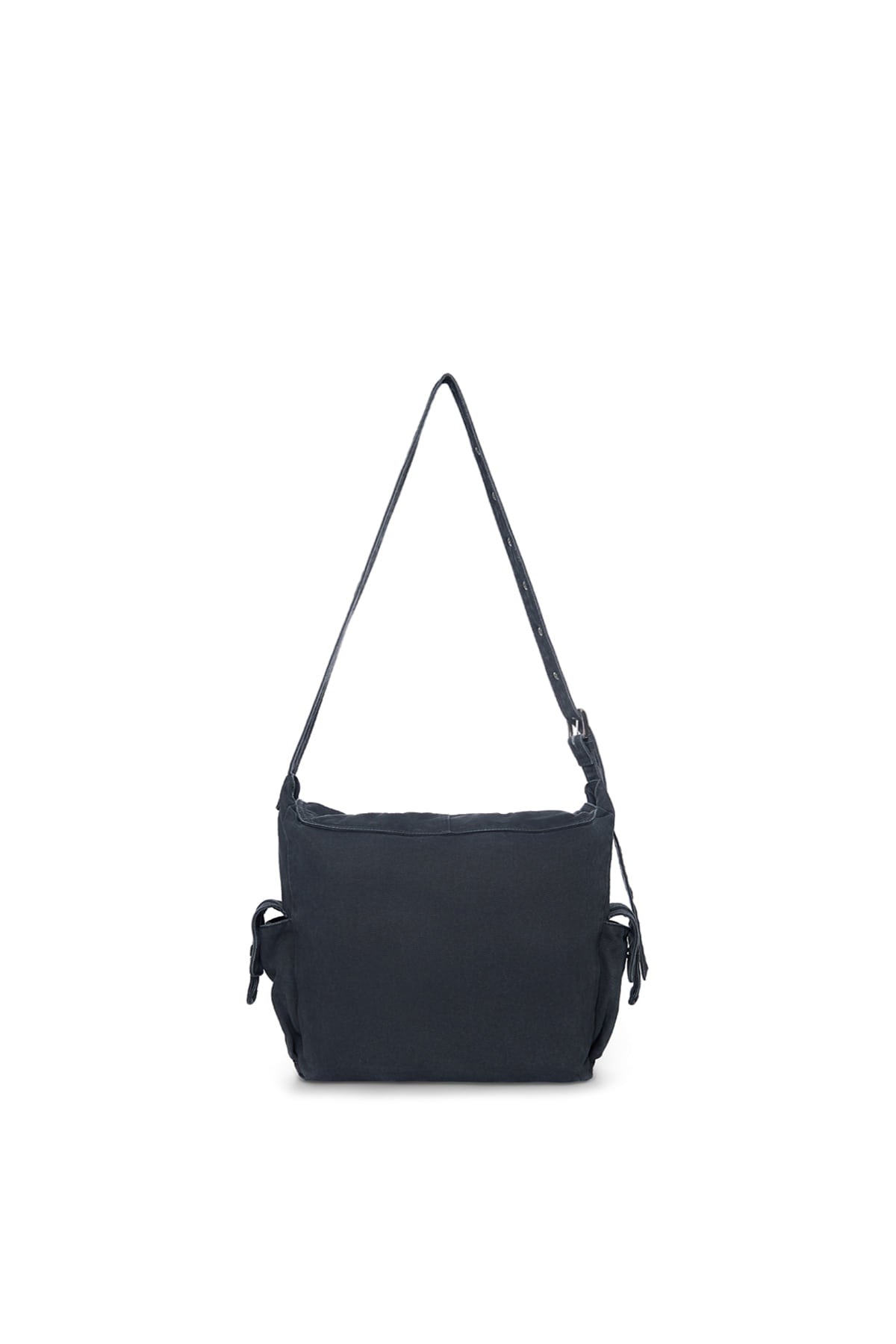 Matinkim Vintage Washed Cotton Messenger Bag IN Navy