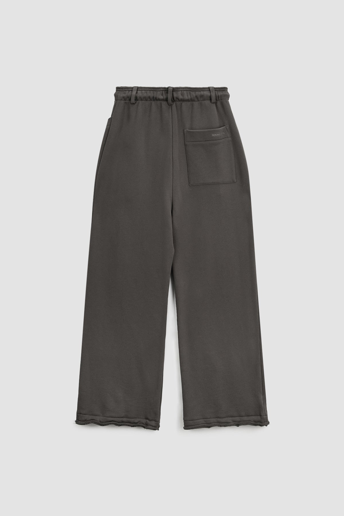 Matinkim Pocket Rivet Loose Fit Sweat Pants IN Charcoal