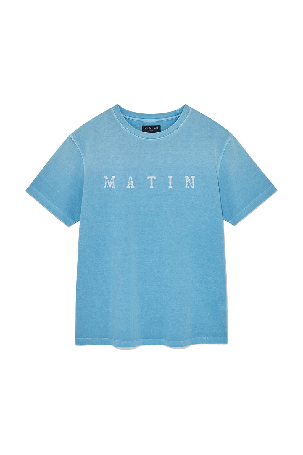 Matinkim Dying Point Logo Top For Men IN Blue