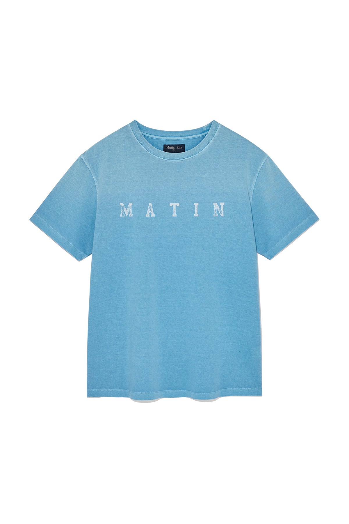 Matinkim Dying Point Logo Top For Men IN Blue