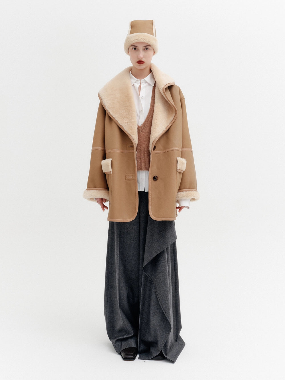 EENK Wide Frame Reversible Mustang - Beige