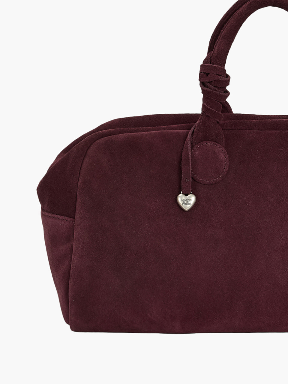Margesherwood Soft Bowling Large wine suede