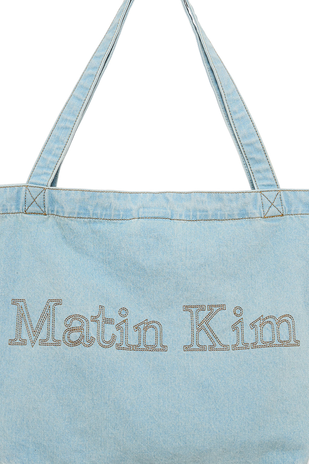 Matinkim Matin Stitch Denim Shoulder Bag IN Sky