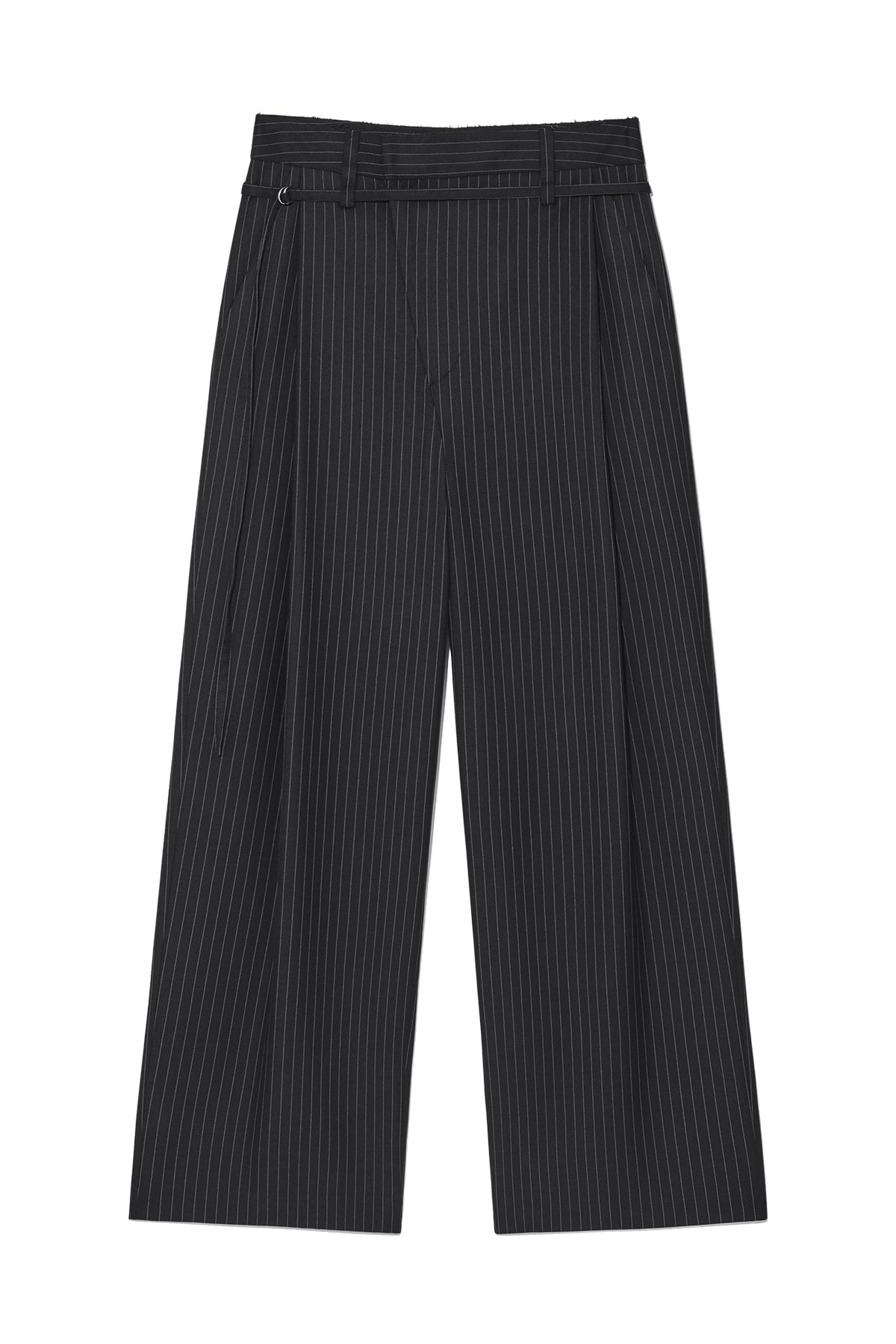 Matinkim Tuck Point Stripe Trouser IN Charcoal