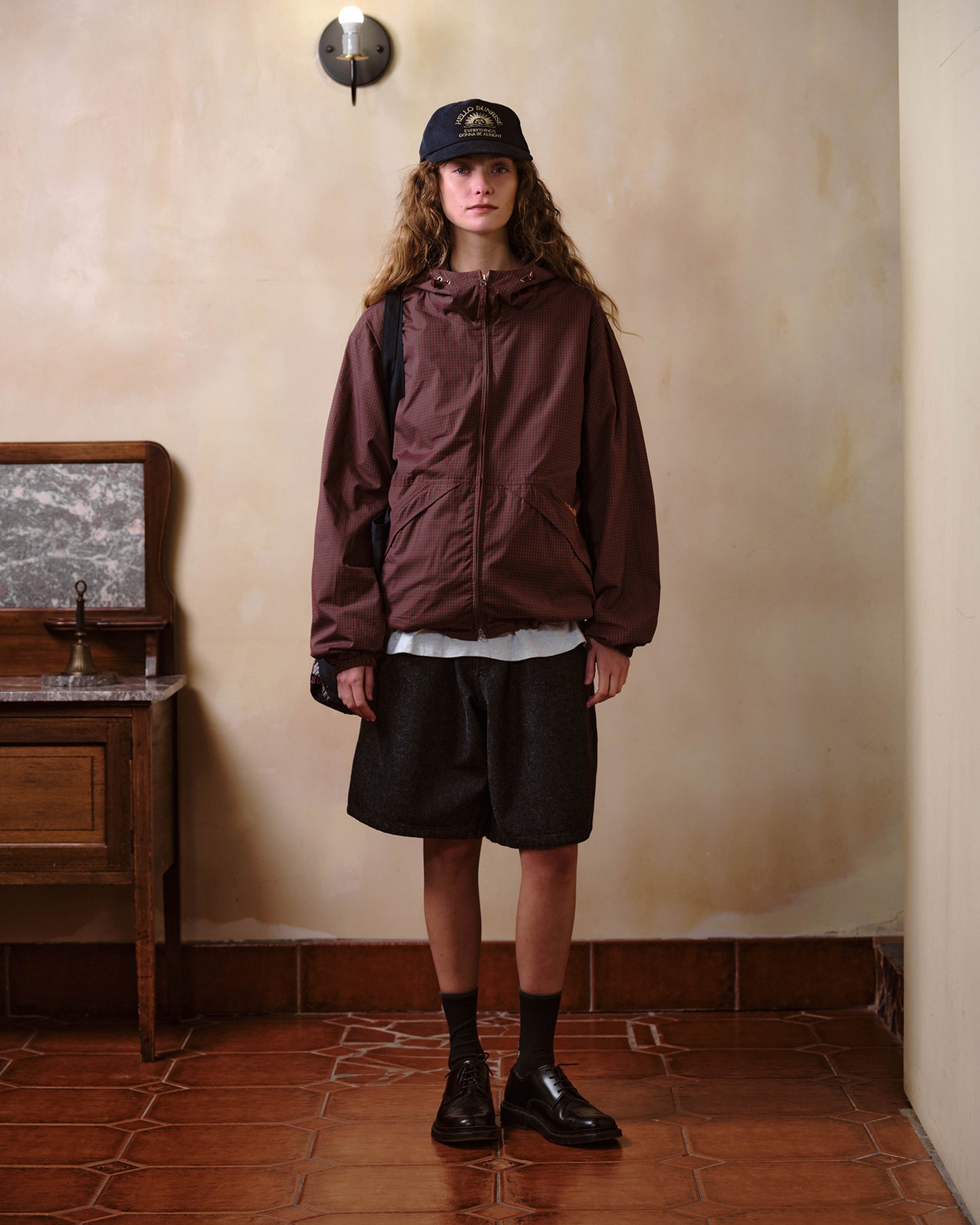 Travel Hooded Jacket_Red