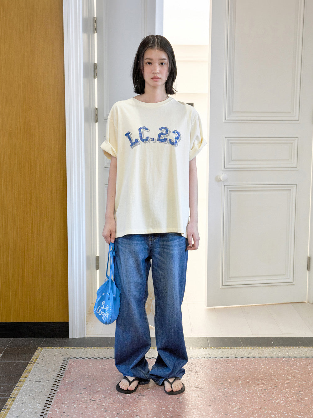 Low Classic Lc 23 Basic Tee Ivory