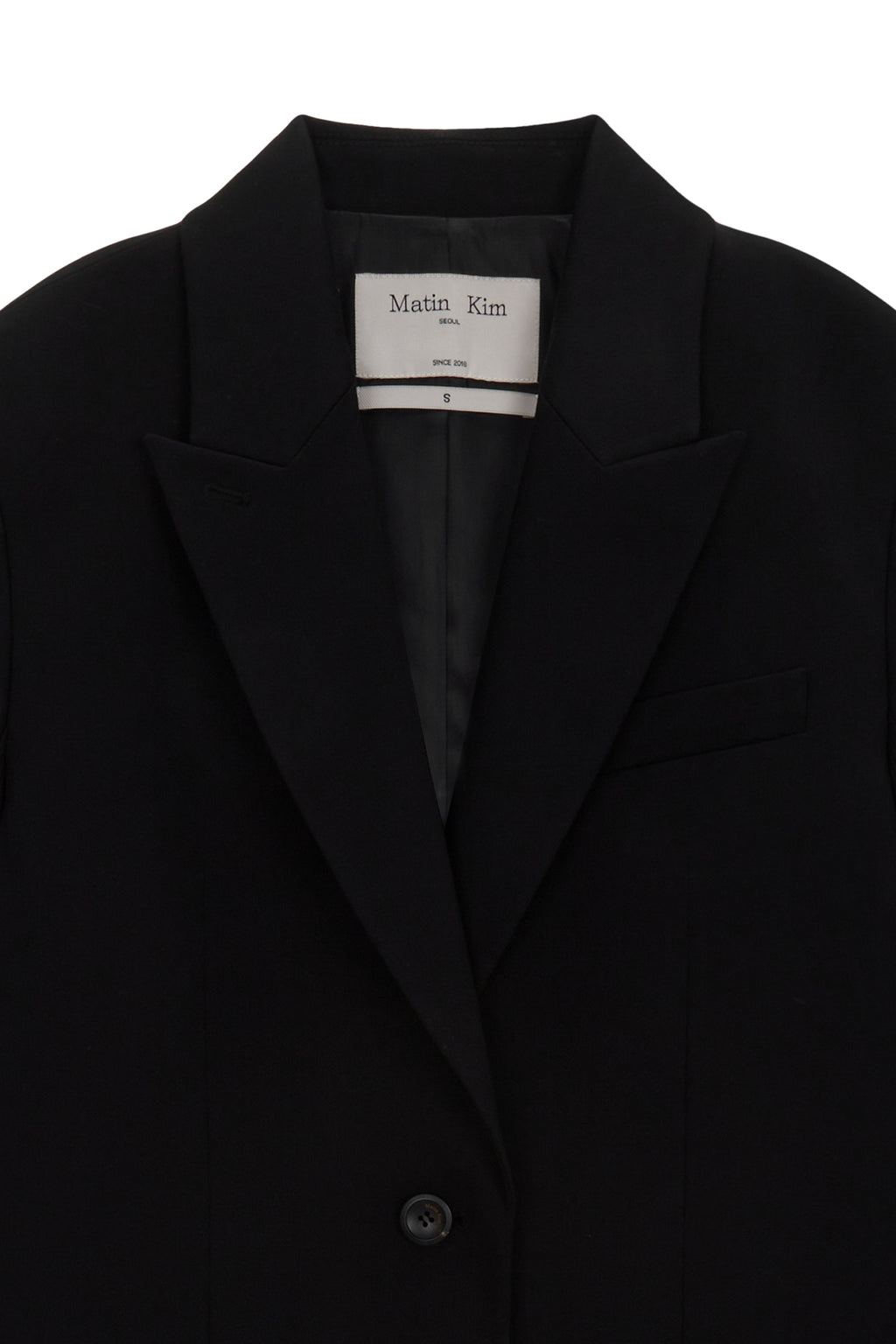Matinkim Detachable Long Coat Jacket IN Black