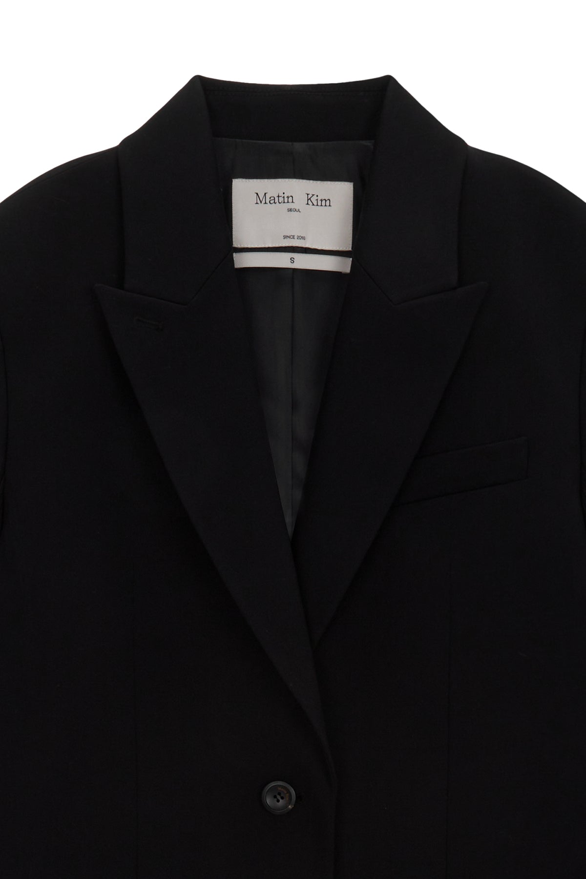 Matinkim Detachable Long Coat Jacket IN Black