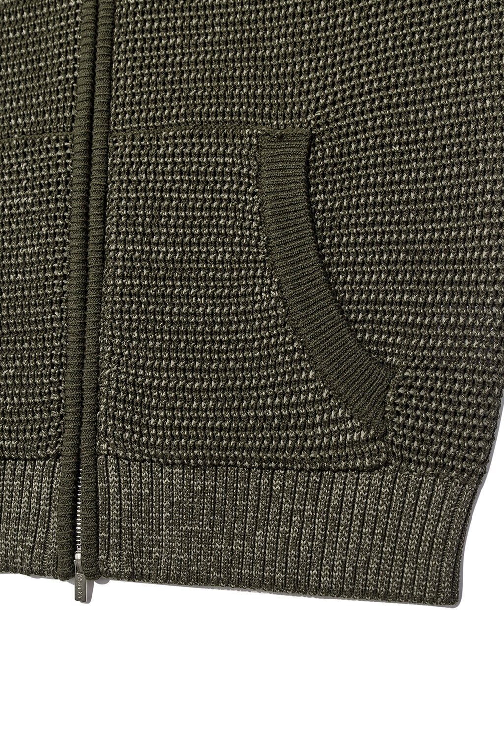 [matinkim] TWO TONE MESH KNIT VEST FOR MEN IN KHAKI
