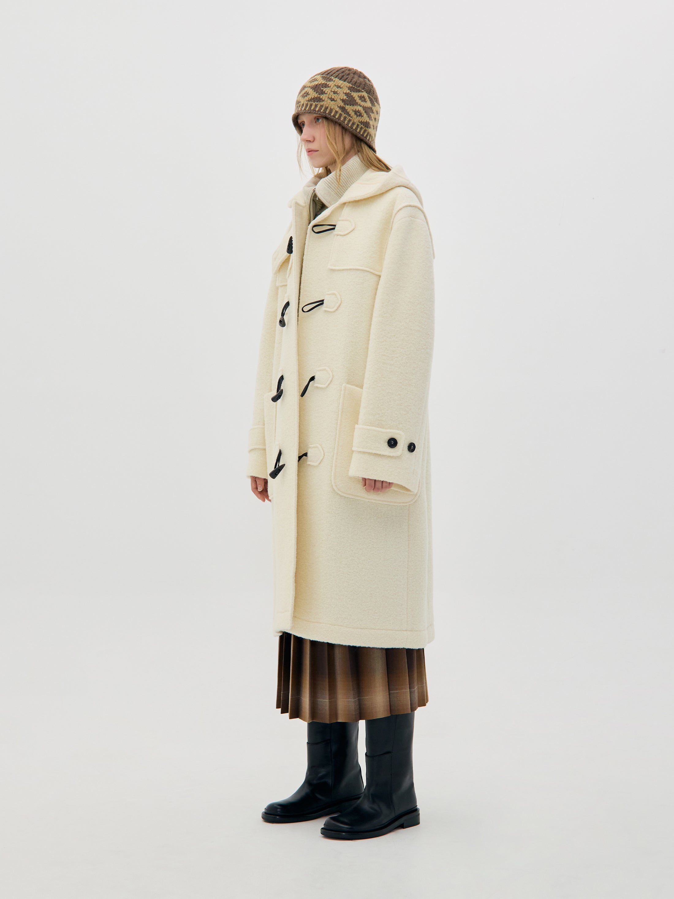 [low_classic] DUFFLE COAT
CREAM