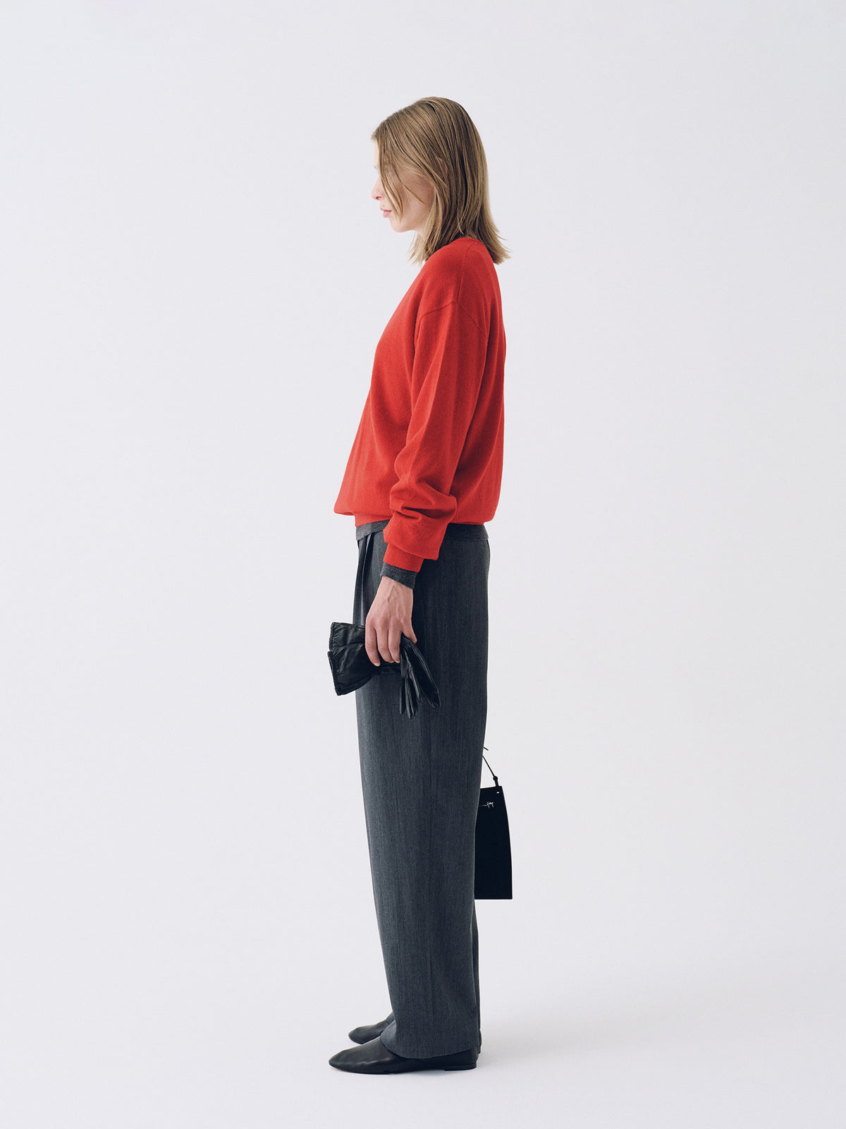 Nothing Written Charlotte v-neck pullover (Berry Red)