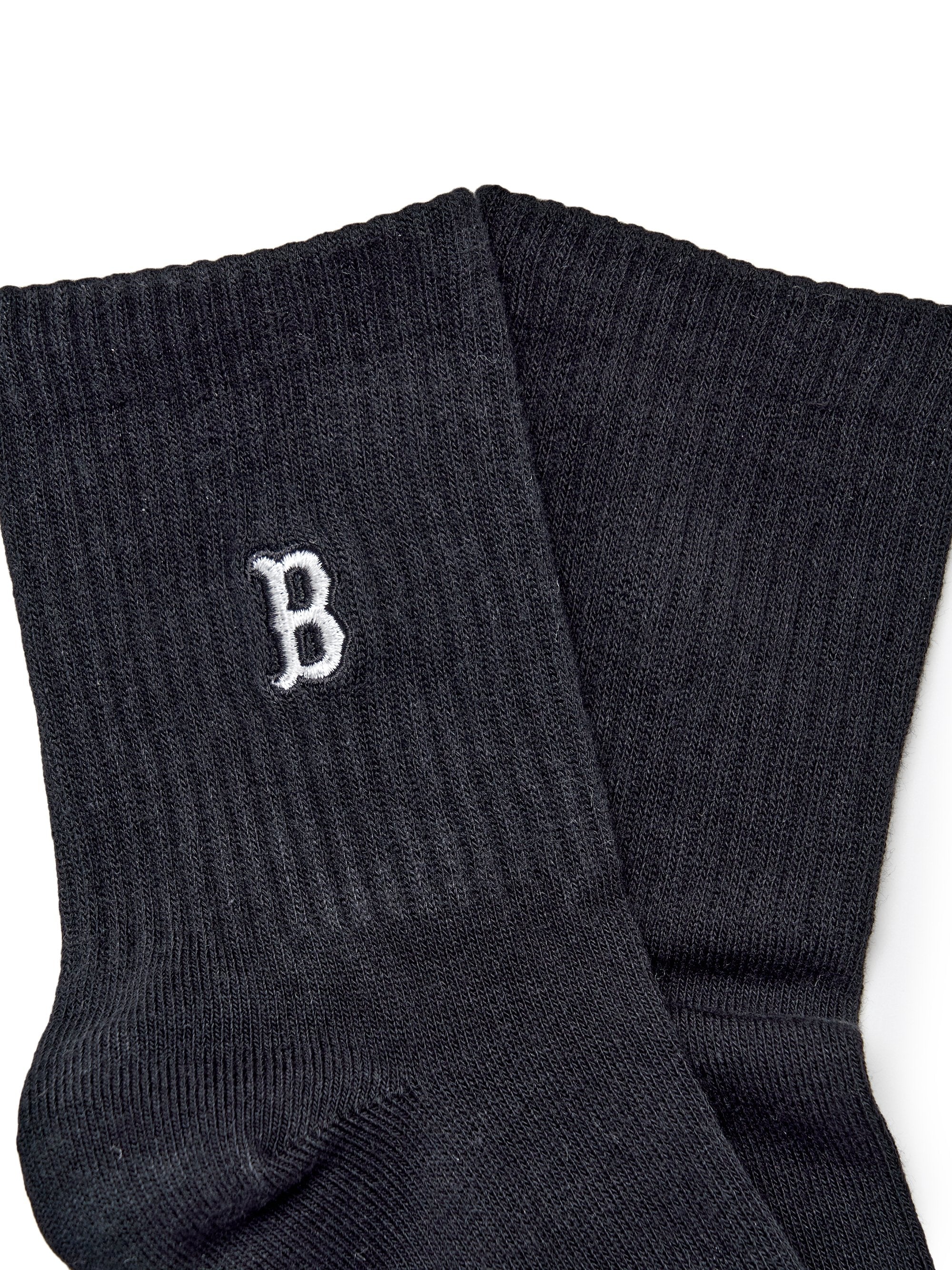 [mlb korea] Small Logo Embroidery Socks 3pairs Set