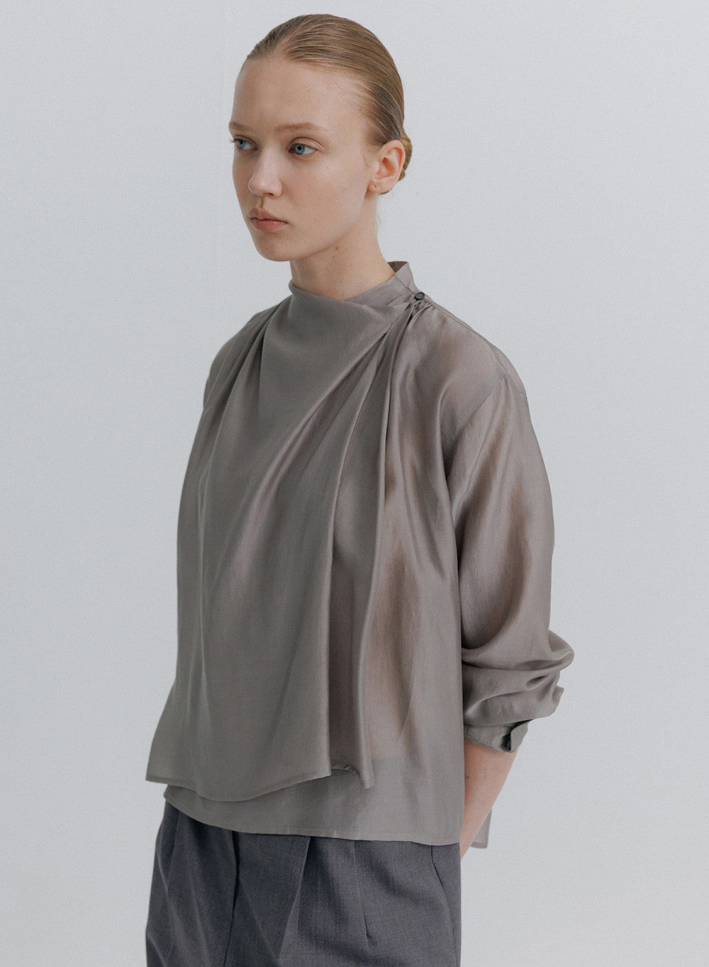 Kindersalmon Sten Blouse Sage