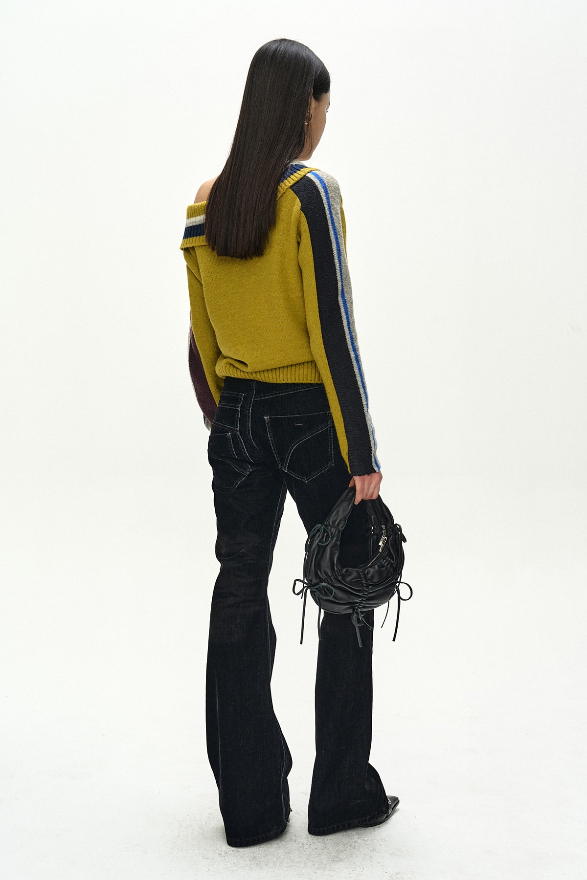 Andersson Bell Draped Shawl Knit Top