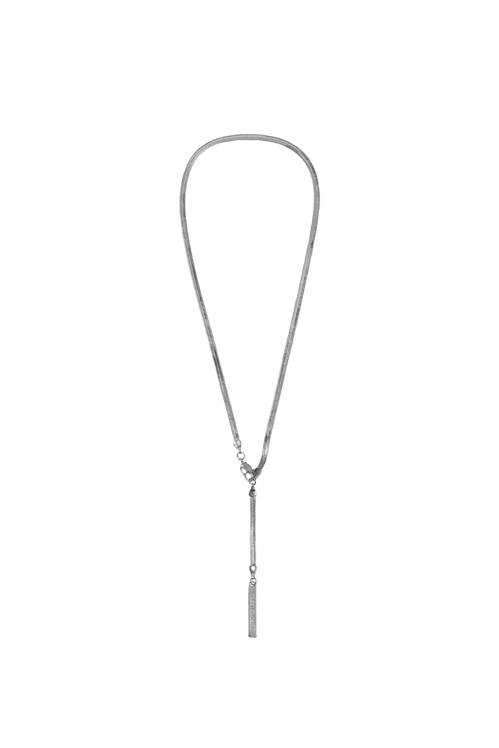 Treemingbird Minimal Sleek Chain Necklace Silver