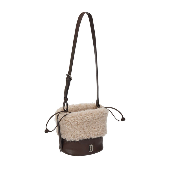 Vunque Perfec Fuzzy Shoulder S Brown