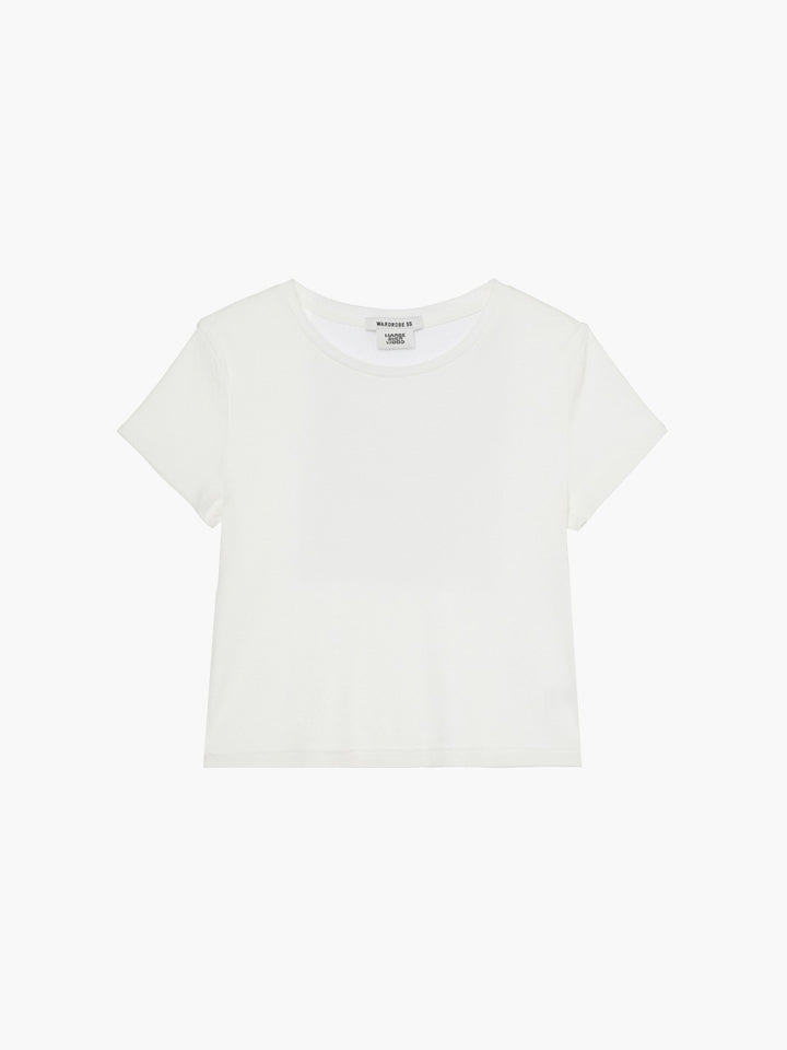 Margesherwood Washed Half T-Shirt white
