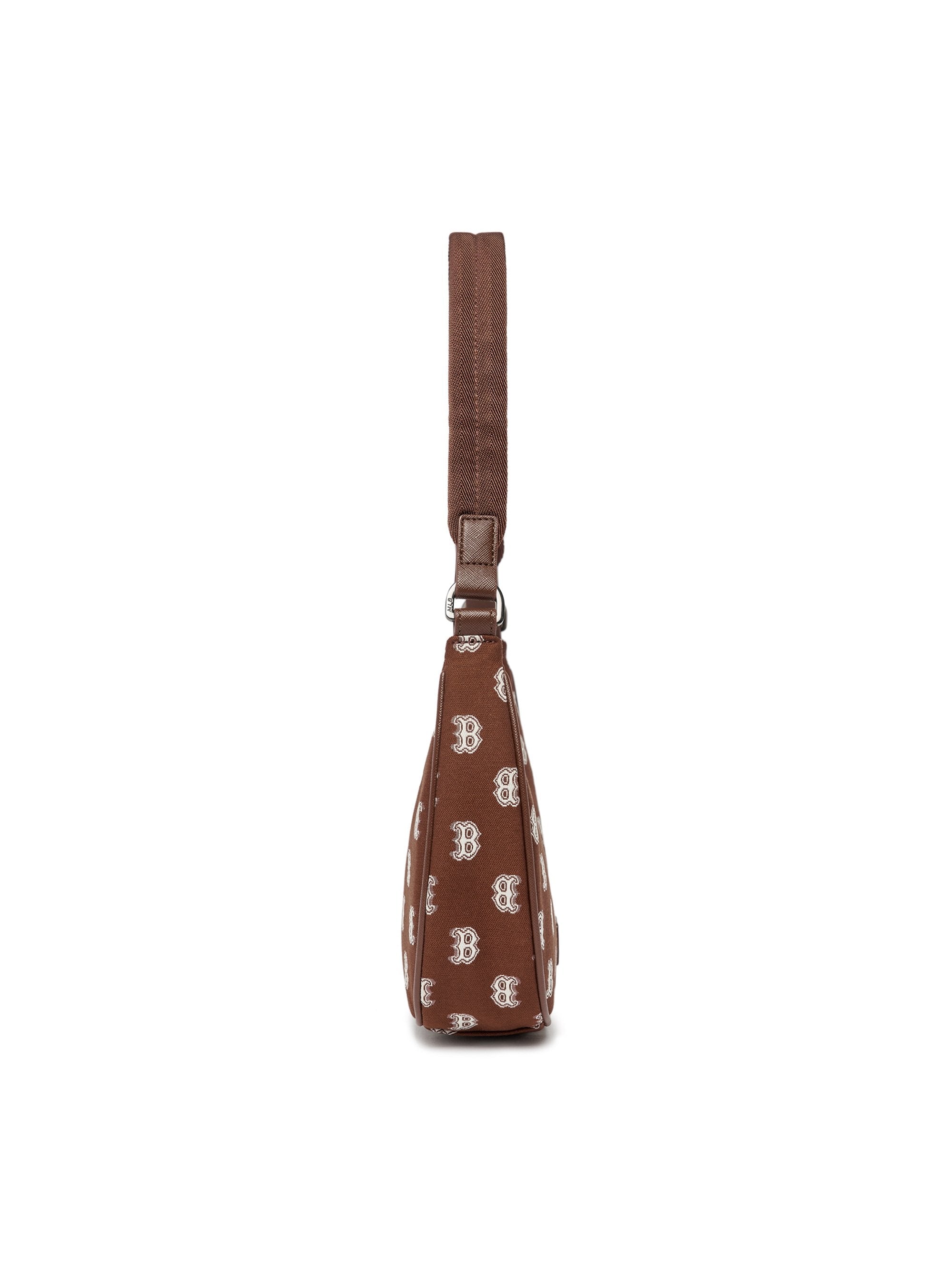MLB Korea Classic Monogram Jacquard Hobo Bag