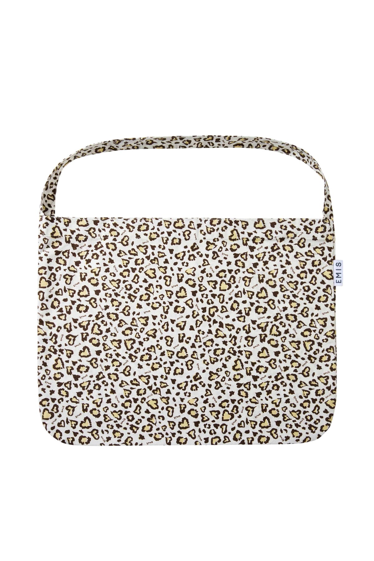 Emis Logo Leopard Eco Bag-Ivory