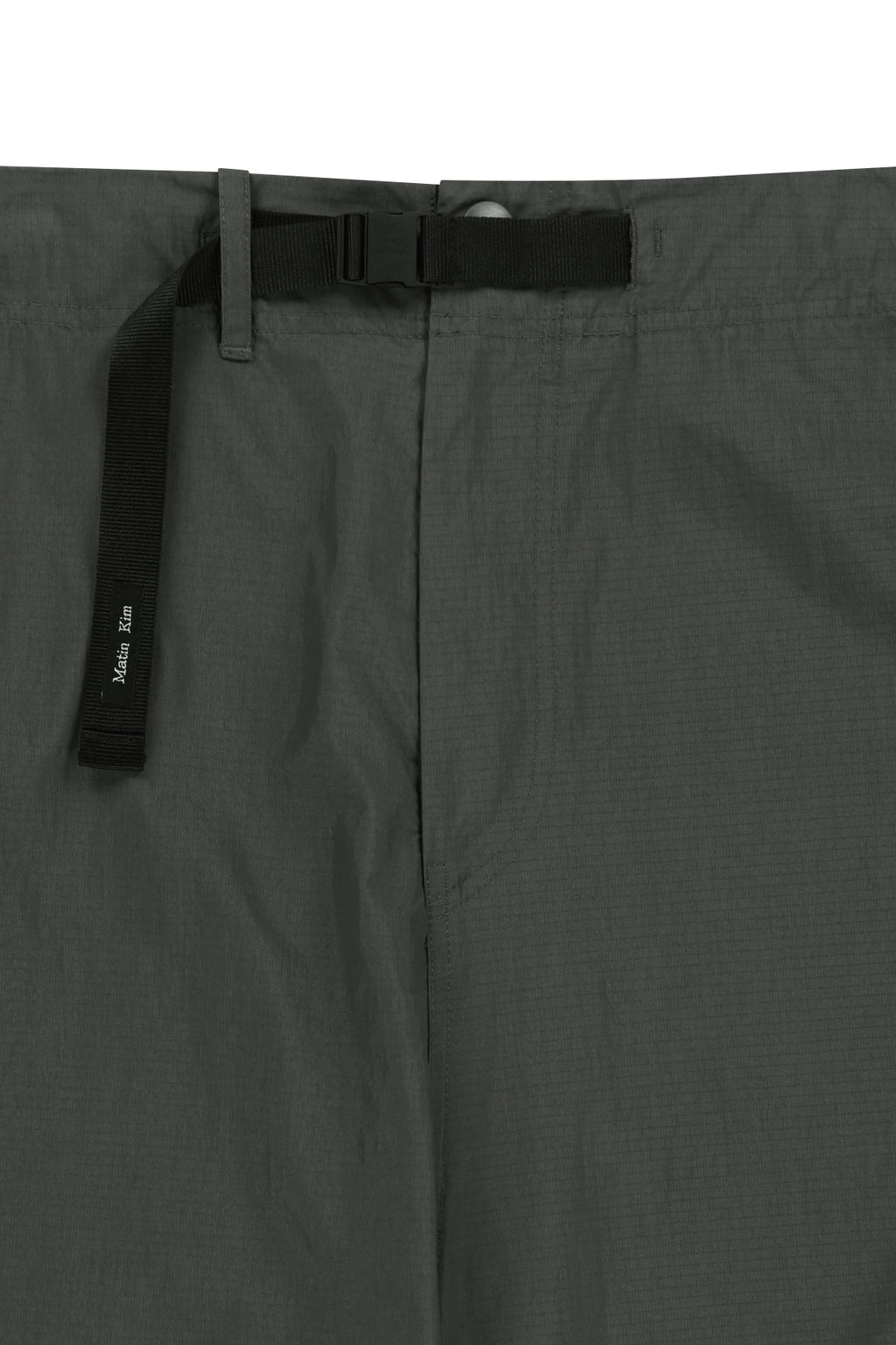 Matinkim Strap Belted Pants For Men IN Charcoal