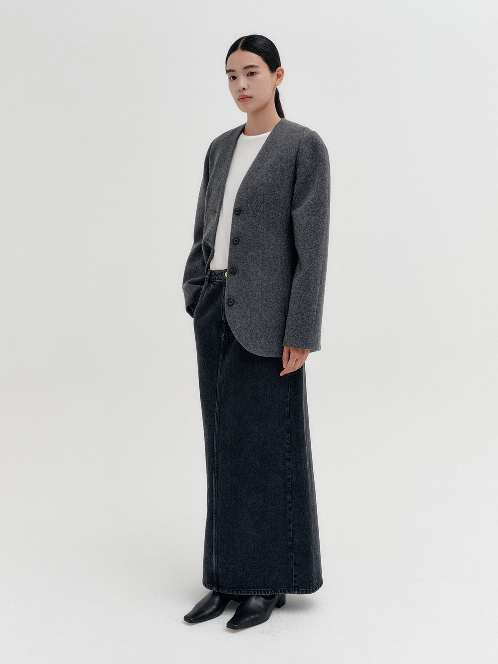 EENK Hourglass Jacket - Melange Gray